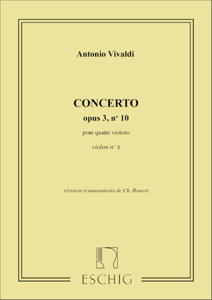 Concerto Opus 3, no 10